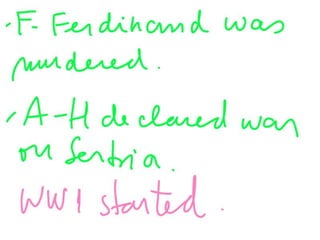 Term test correction 1