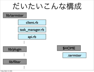 Termtter 2009-03-14