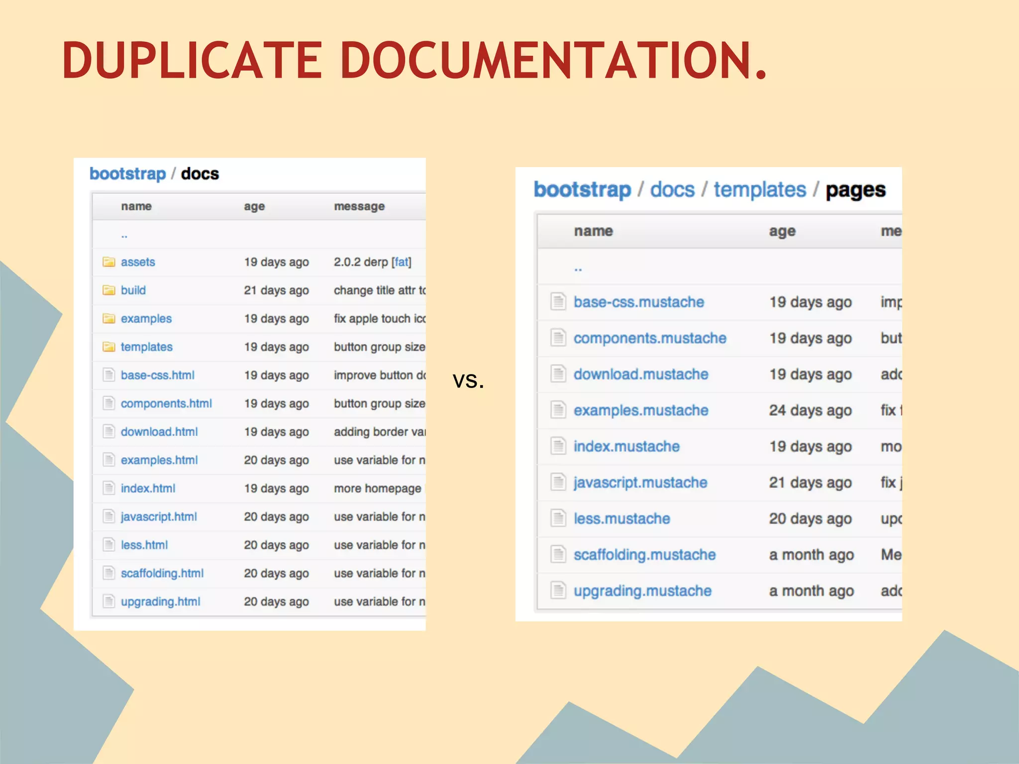 DUPLICATE DOCUMENTATION.
 



             vs.
 