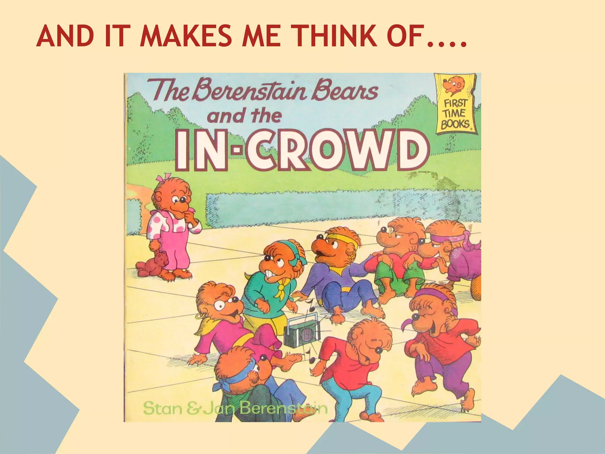 AND IT MAKES ME THINK OF....
 
 