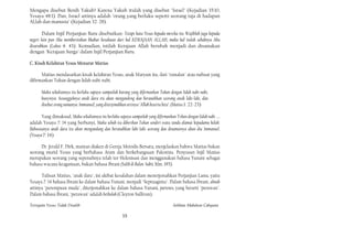 Mengapa disebut Benih Yakub? Karena Yakub itulah yang disebut "Israel" (Kejadian 35:10,
Yesaya 48:1). Dan, Israel artinya adalah "orang yang berlaku seperti seorang raja di hadapan
Al,lah dan manusia" (Kejadian 32: 28).

        Dalam Injil Perjanjian Baru disebutkan: Tetapi kata Yesus kepada mereka itu: Wajiblah juga kepada
negeri lain pun Aku memberitakan khabar kesukaan dari hal KERAJAAN ALLAH, maka hal itulah sebabnya Aku
disuruhkan. (Lukas 4: 43). Kemudian, istilah Kerajaan Allah berubah menjadi dan disamakan
dengan "Kerajaan Surga" dalam Injil Perjanjian Baru.

C. Kisah Kelahiran Yesus Menurut Matius

      Matius mendasarkan kisah kelahiran Yesus, anak Maryam itu, dari "ramalan" atau nubuat yang
difirmankan Tuhan dengan lidah nabi-nabi.

       Maka sekaliannya itu berlaku supaya sampailah barang yang difirmankan Tuhan dengan lidah nabi-nabi,
       bunyinya: Sesungguhnya anak dara itu akan mengandvng dan beranakkan seorang anak laki-laki, dan
       disebut orang namanya: Immanuel, yang diterjemahkan artinya "Allah beserta kita". (Matius 1: 22-23)

       Yang dimaksud, Maka sekaliannya itu berlaku supaya sampailah yang difirmankan Tvhan dengan lidah nabi ....
adalah Yesaya 7: 14 yang berbunyi, Maka sebab itu diberikan Tuhan sendiri svatu tanda alamat kepadamu kelak:
Bahwasanya anak dara itu akan mengandung dan beranakkan laki-Iaki seorang dan dinamainya akan dia Immanuel.
(Yesaya 7: 14)

      Dr. Jerald F. Dirk, mantan diaken di Gereja Metodis Bersatu, menjelaskan bahwa Matius bukan
seorang murid Yesus yang berbahasa Aram dan berkebangsaan Palestina. Penyusun Injil Matius
merupakan seorang yang sepenuhnya telah ter-Helenisasi dan menggunakan bahasa Yunani sebagai
bahasa wacana keagamaan, bukan bahasa Ibrani (Salib di Bulan Sabit, hlm. 185).

      Tulisan Matius, "anak dara", ini akibat kesalahan dalam menerjemahkan Perjanjian Lama, yaitu
Yesaya 7: 14 bahasa Ibrani ke dalam bahasa Yunani, menjadi "Septuaginta". Dalam bahasa Ibrani, almah
artinya "perempuan muda", diterjemahkan ke dalam bahasa Yunani, partenos, yang berarti "perawan".
Dalam bahasa Ibrani, "perawan" adalah bethulah (Cleyton Sullivan).

Ternyata Yesus Tidak Disalib                                                         Solihan Mahdum Cahyana

                                                       15
 