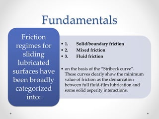 Friction Between Solids Tero technology and Tribology - Maintenance Management | PPTX
