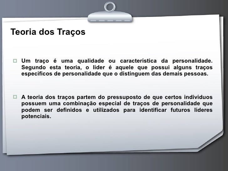 Teroria Dos Traços
