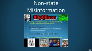 Non-state
Misinformation
67
 