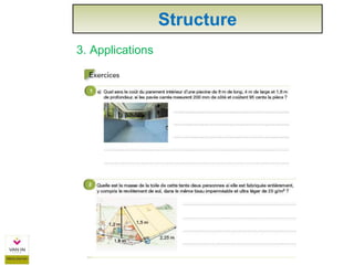 Structure
3. Applications
 