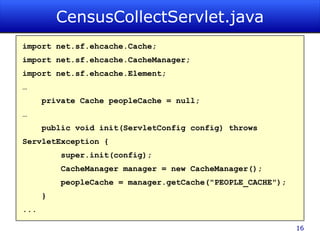 Technologies Ehcache 