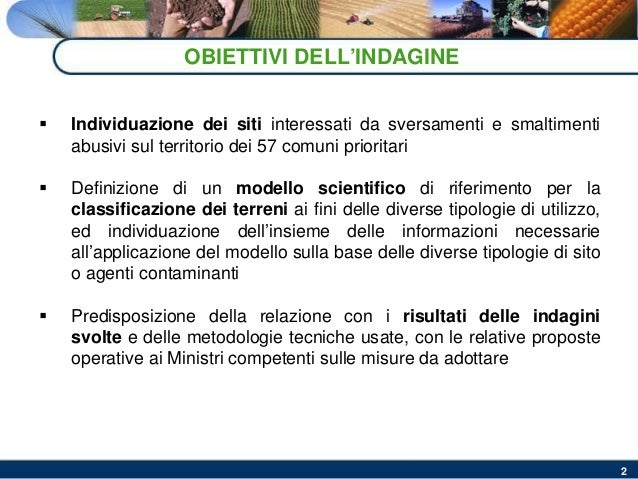 Terra Dei Fuochi Risultati Delle Indagini Svolte