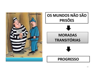 19OS MUNDOS NÃO SÃO PRISÕESMORADAS TRANSITÓRIASPROGRESSO