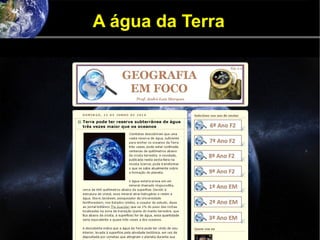 A água da Terra
 
