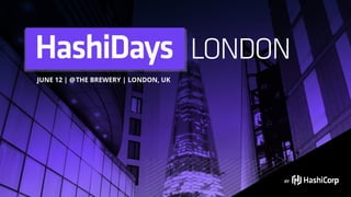 LONDONHashiDays
JUNE 12 | @THE BREWERY | LONDON, UK
 