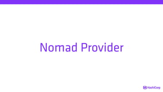 Nomad Provider
 