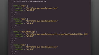 Terraform modules and (some of) best practices | PDF