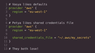 Terraform modules and (some of) best practices | PDF