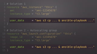 Terraform modules and (some of) best practices | PDF