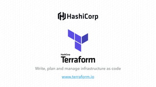 Terraform modules and (some of) best practices | PDF