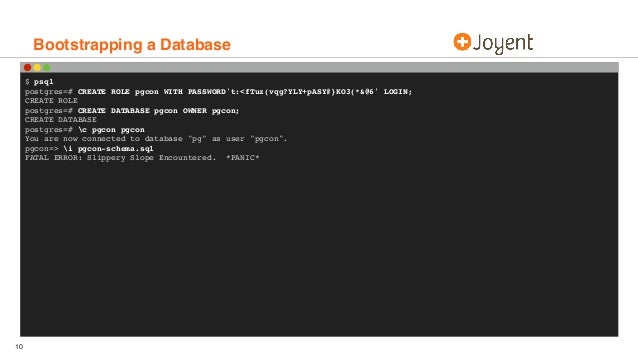 Codified Postgresql Schema
