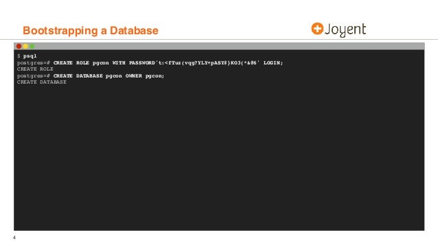Codified Postgresql Schema