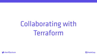 
Collaborating with
Terraform
sheriffjackson
 