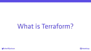 
What is Terraform?
sheriffjackson
 