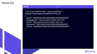 Hashicorp Terraform with Microsoft Azure | PPTX