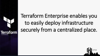 Introduction to Terraform Enterprise | PPTX