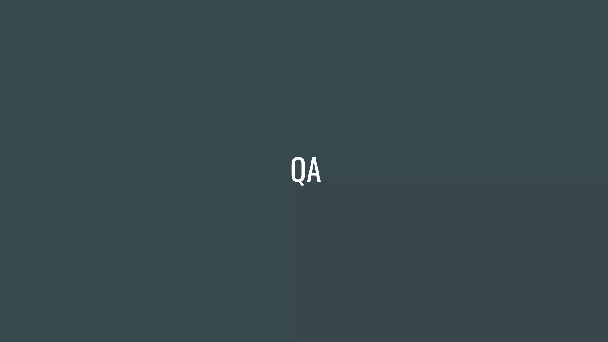 QA
 