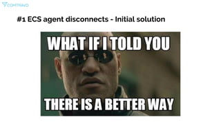 #1 ECS agent disconnects - Initial solution
 