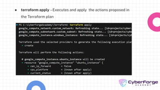 IaC for Google Cloud Platform with Terraform | PDF