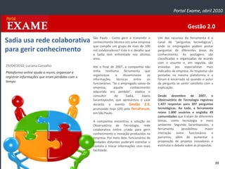 Proposta:  ser um canal de comunicação de problemas.