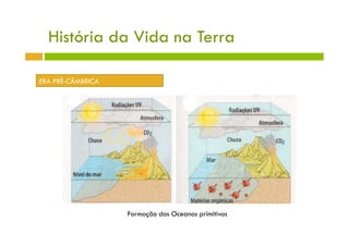 História da Vida na Terra

ERA PRÉ-CÂMBRICA




                   Formação dos Oceanos primitivos
 
