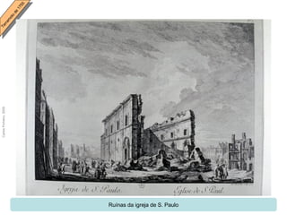 Ruínas da igreja de S. Paulo 