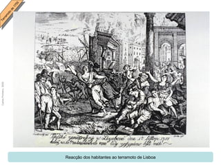 Reacção dos habitantes ao terramoto de Lisboa 