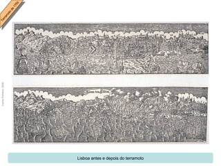 Lisboa antes e depois do terramoto 