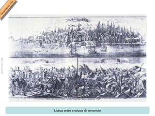 Lisboa antes e depois do terramoto 