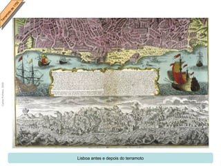 Lisboa antes e depois do terramoto 