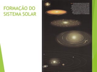 FORMAÇÃO DO
SISTEMA SOLAR
 
