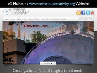 c3 Maintains www.consciouscreativity.org Website
 