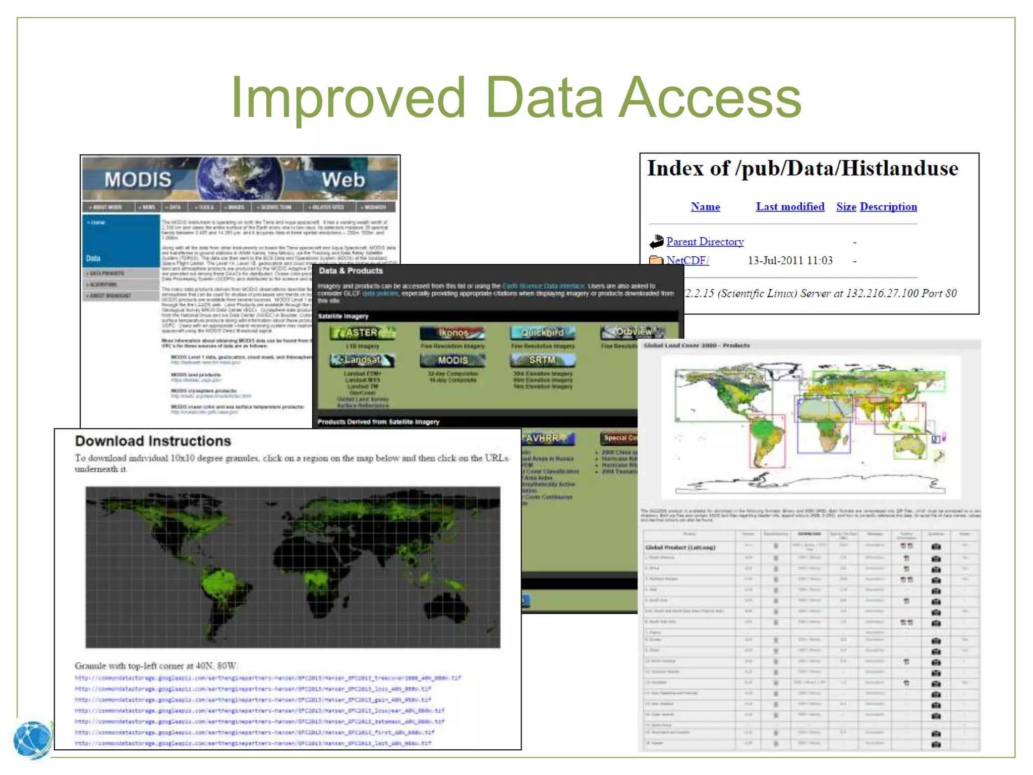Improved Data Access
 