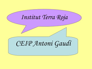 Institut Terra Roja CEIP Antoni Gaudí 