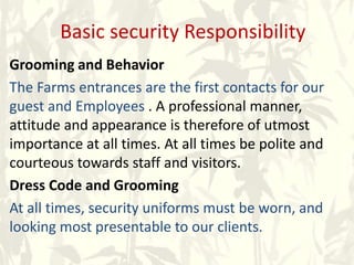 Terrasol security training f