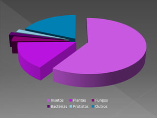 Insetos Plantas Fungos
Bactérias Protistas Outros
 