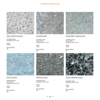 TERRAZZCO Aggregate Brochure: Marble, Glass, Shells | PDF