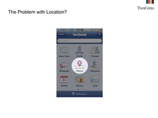 The Problem with Location?
 