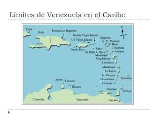 Límites de Venezuela en el Caribe
 
