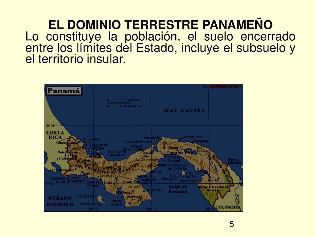 Territorio panameño 2015