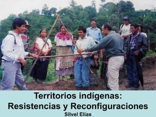 Territorios indígenas:
Resistencias y Reconfiguraciones
Silvel Elías
 