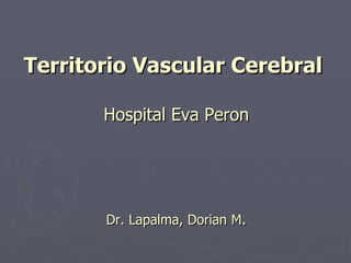 Territorio Vascular Cerebral  Hospital Eva Peron Dr. Lapalma, Dorian M . 