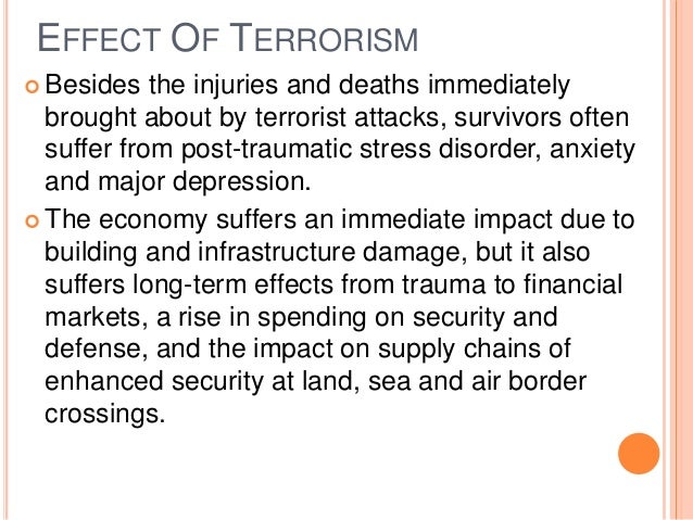 effects of terrorism