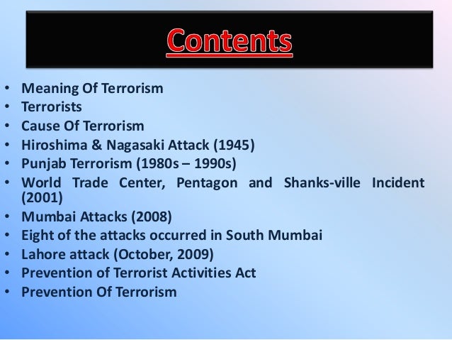 an analysis of the meaning of terrorist acts and the types of terrorism Definition essay: terrorism this decade has witnessed some of the most notorious terrorist acts in turn derives from the latin verb terreō meaning “i. an analysis of the meaning of terrorist acts and the types of terrorism Definition essay: terrorism this decade has witnessed some of the most notorious terrorist acts in turn derives from the latin verb terreō meaning “i.