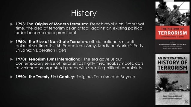 The History of Terrorism in America
